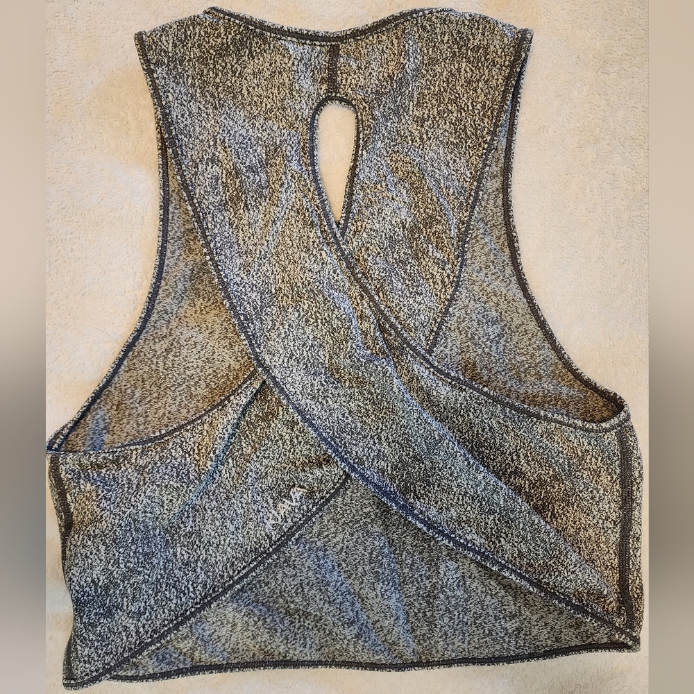 Kiava Cropped Tank with Criss Cross Back